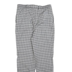 GARDEUR Womens Wool Blend Grey Check Regular Fit Straight Leg Trousers W32 L30