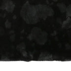 Womens Black Faux Fur Sleeveless Jacket S Polyester Blend Plush Warm Layer