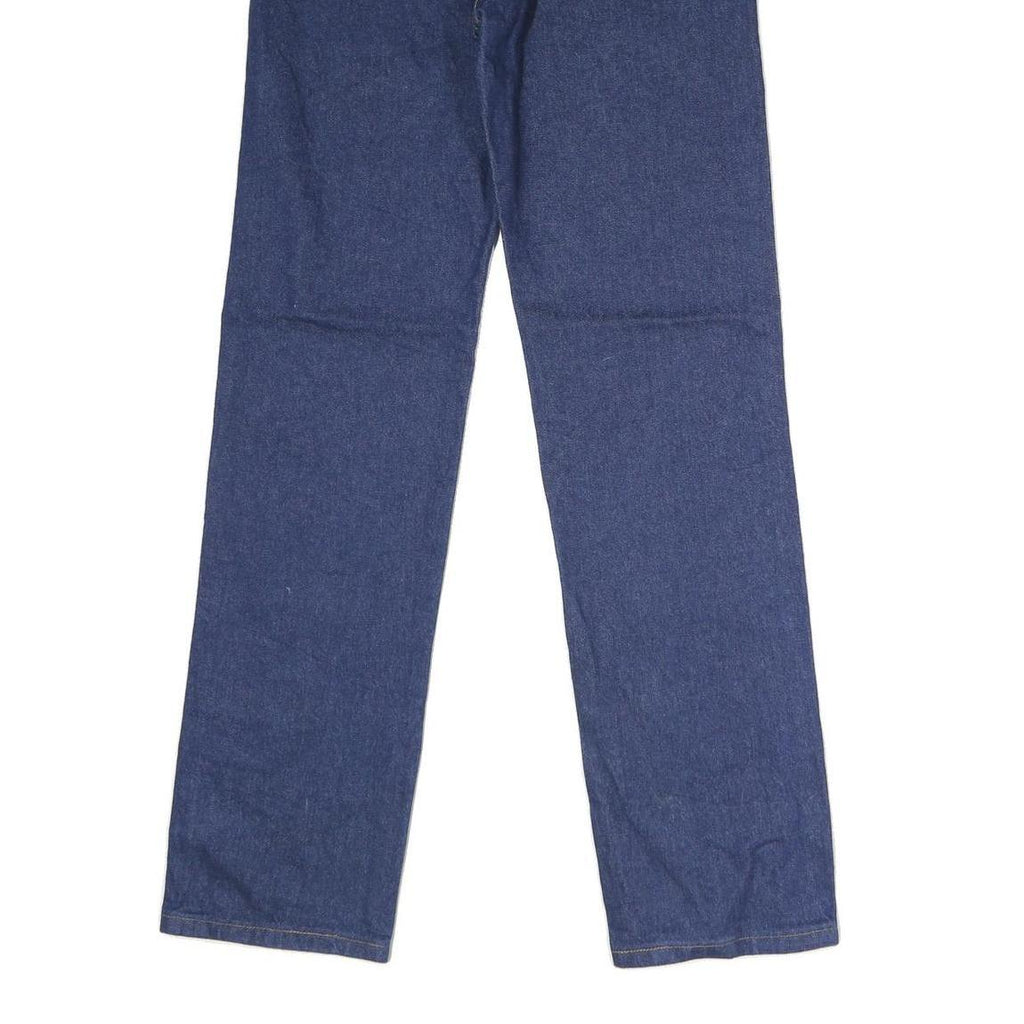 WRANGLER Womens Blue Slim Skinny Denim Raw W27 L32 Zip Jeans Comfort Fit