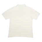 KAPPA Mens White Cotton Short Sleeve Polo Shirt L Classic Logo Casual Fashion