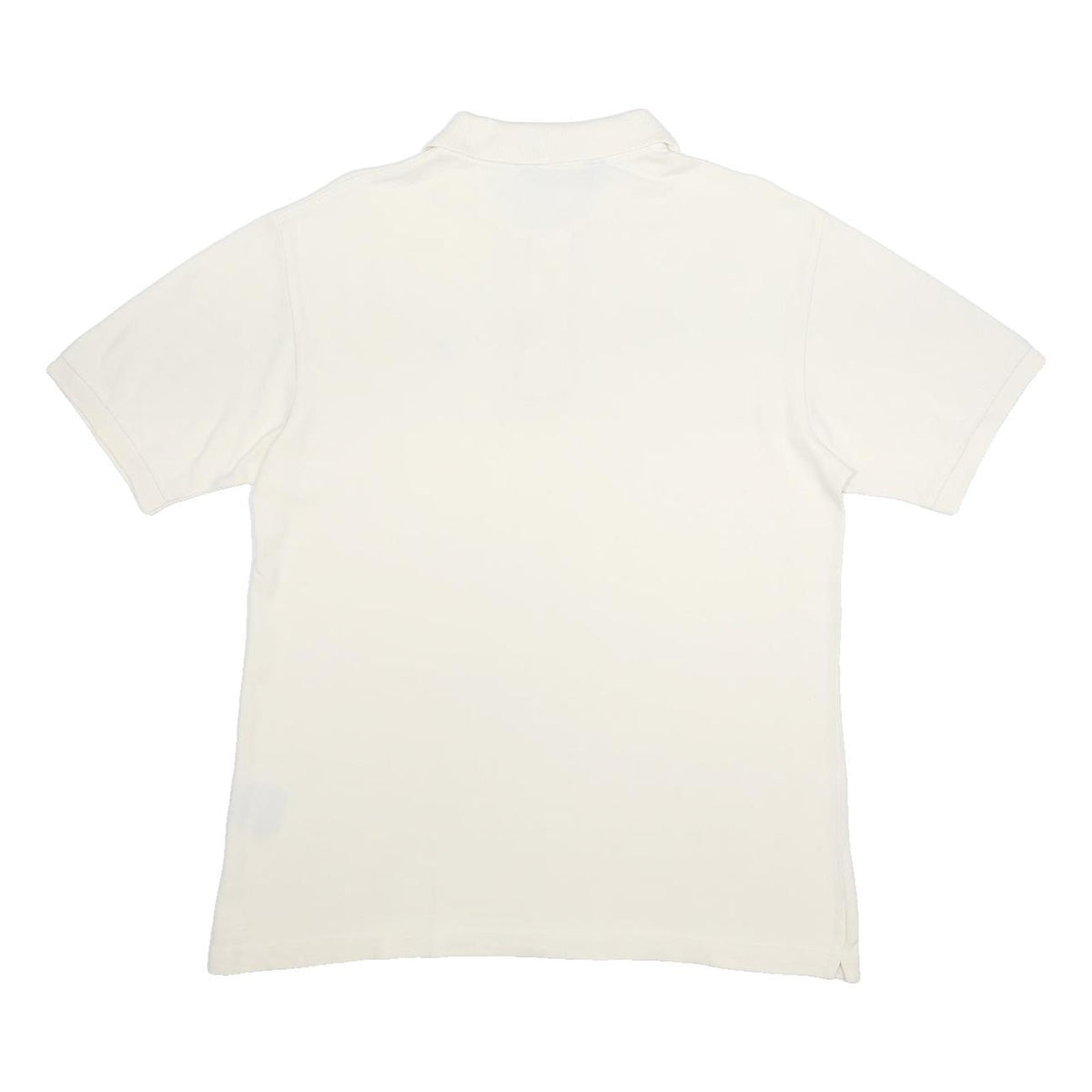 KAPPA Mens White Cotton Short Sleeve Polo Shirt L Classic Logo Casual Fashion