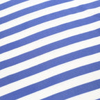NIKE Mens Blue & White Striped Short Sleeve Polo Shirt M Cotton Casual Style