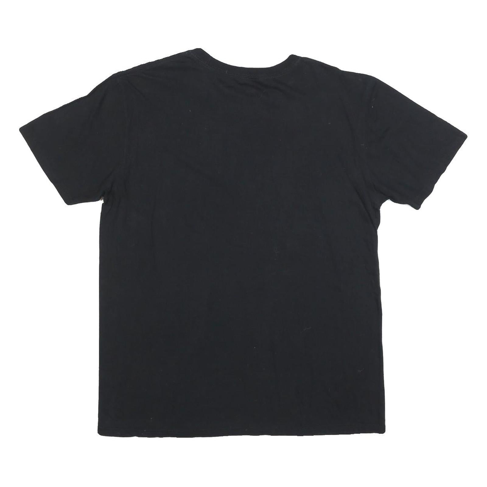 FANATICS Mens Black San Francisco 49ers Graphic T-Shirt L Short Sleeve Crew Neck