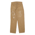 DICKIES Mens Jeans Beige Relaxed Straight Cotton W28 L32 Workwear Zip Pockets