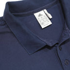 ADIDAS Mens Blue & Orange Short Sleeve Plain 2XL Polo Shirt Cotton Blend