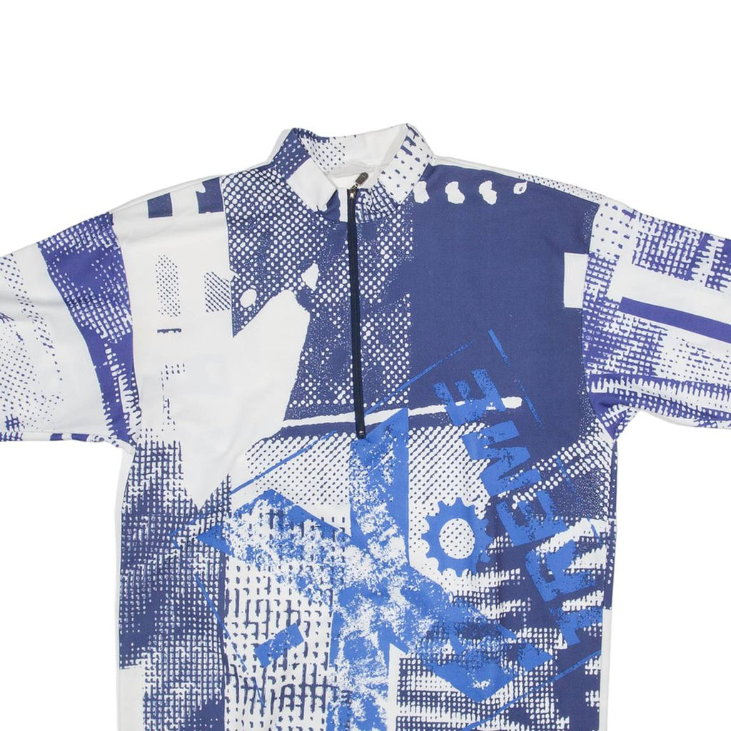 Mens Jersey Blue 1/4 Zip M