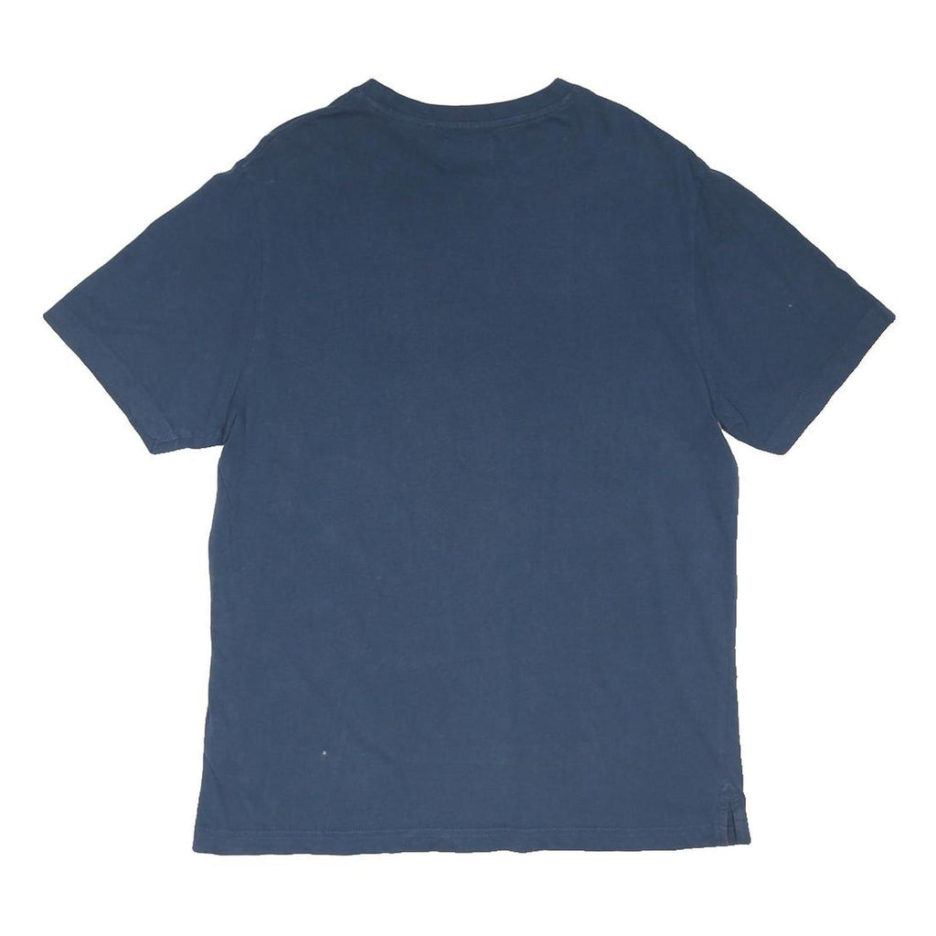 LEE COOPER Mens Blue Graphic T-Shirt L Short Sleeve Crew Neck Cotton Blend