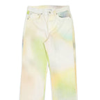 WEEKDAY Voyage Womens Jeans Green Regular Straight W27 L30