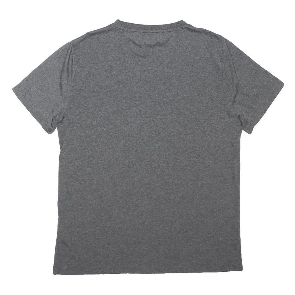 CALVIN KLEIN Mens Grey Cotton Blend T-Shirt M Short Sleeve Crew Neck Minimalist