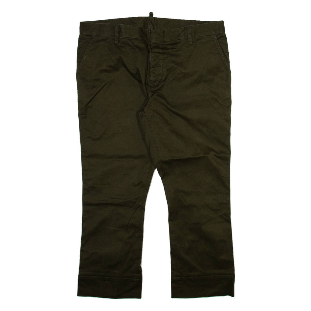 DSQUARED2 Womens Trousers Green Slim Straight W36 L26