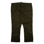 DSQUARED2 Womens Trousers Green Slim Straight W36 L26