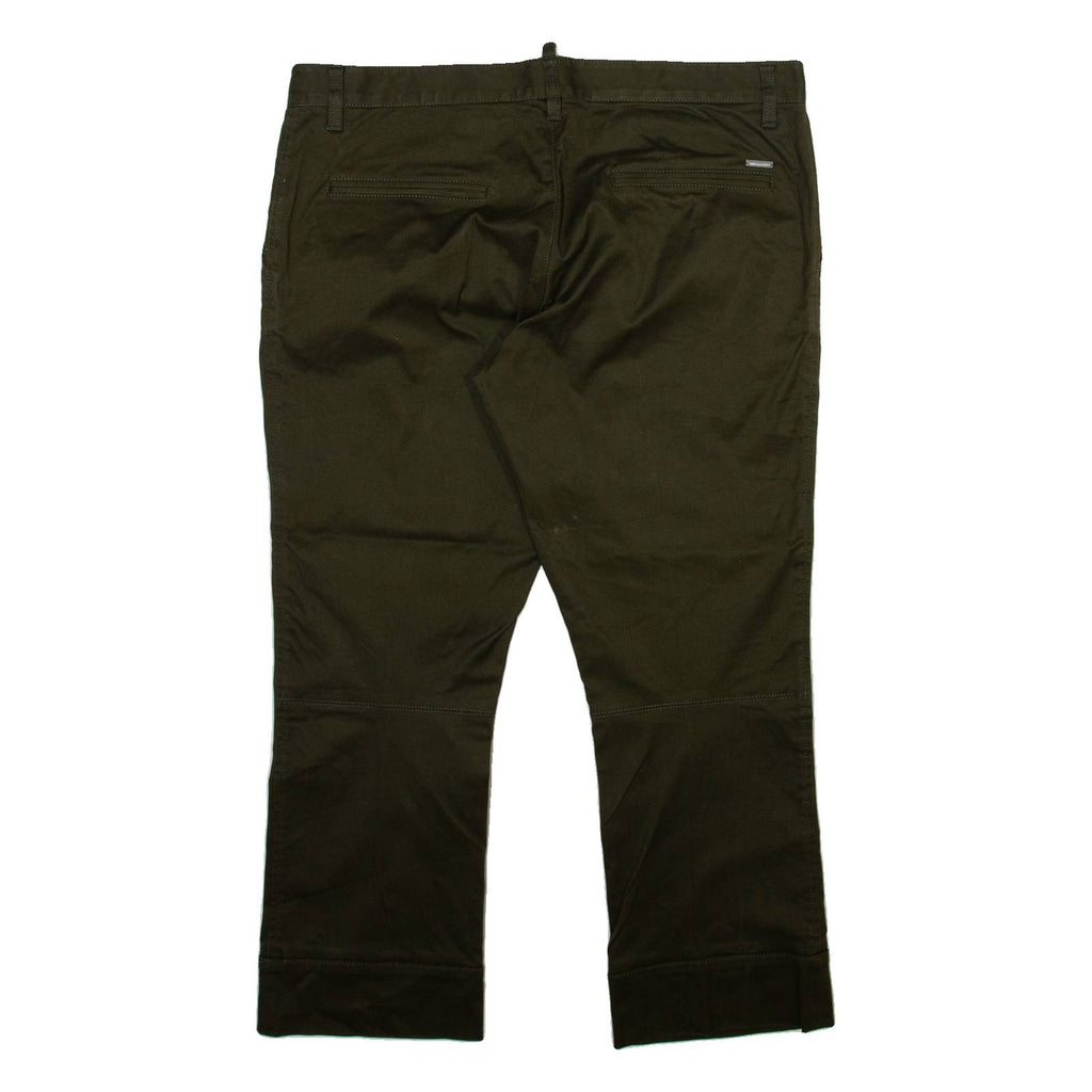 DSQUARED2 Womens Trousers Green Slim Straight W36 L26