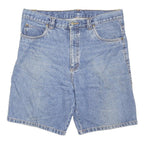 WRANGLER Mens Shorts Blue Denim Regular L W36 Classic Fit Casual Pockets