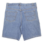 WRANGLER Mens Shorts Blue Denim Regular L W36 Classic Fit Casual Pockets