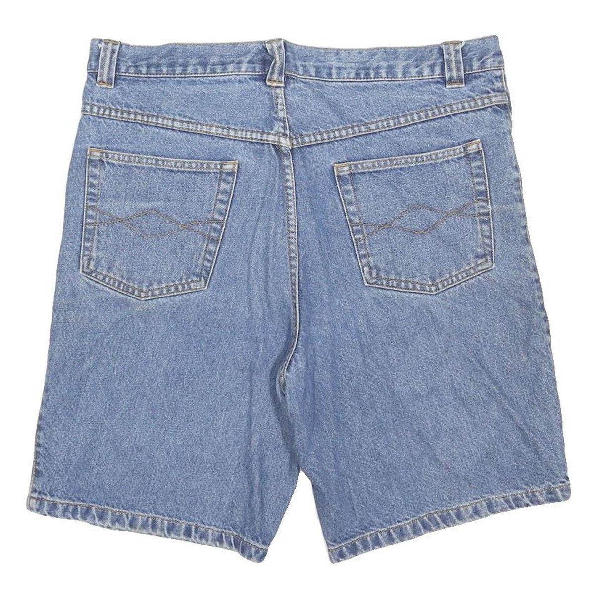 WRANGLER Mens Shorts Blue Denim Regular L W36 Classic Fit Casual Pockets