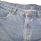 WRANGLER Mens Shorts Blue Denim Regular L W36 Classic Fit Casual Pockets