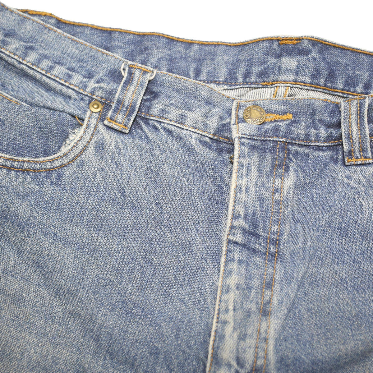 WRANGLER Mens Shorts Blue Denim Regular L W36 Classic Fit Casual Pockets