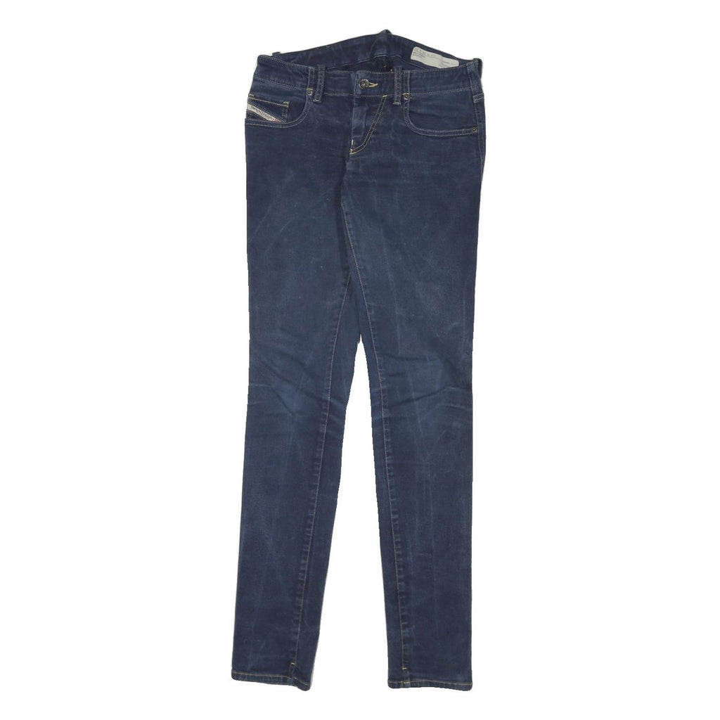 DIESEL Womens Jeans Blue Slim Skinny Denim Light W28 L32 Stylish Comfortable