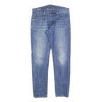 G-STAR Mens Slim Blue Denim Medium W32 L32 Cotton Blend Zip Jeans Casual Stylish