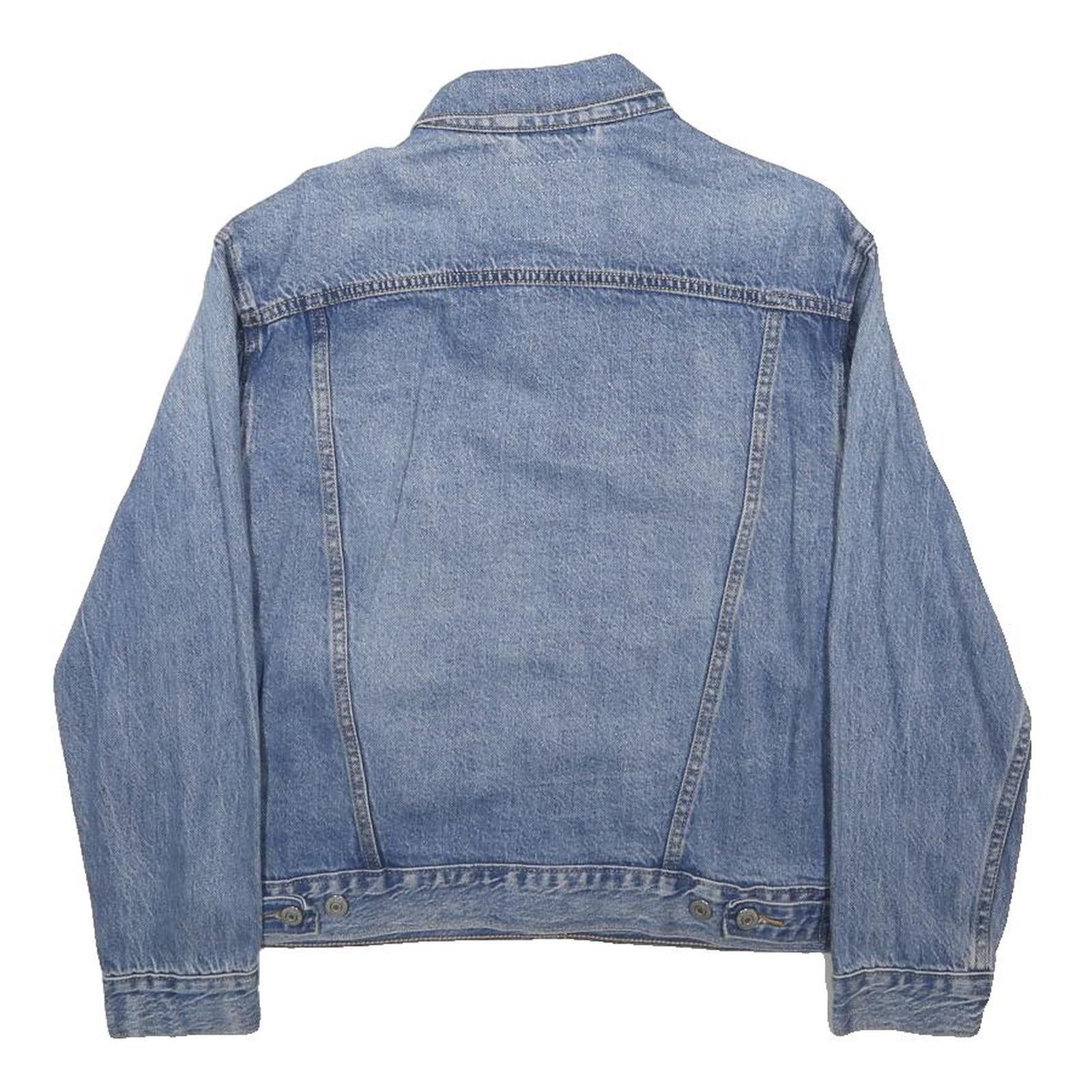 LEVI'S Womens Blue Denim Jacket S Cotton Blend Classic Button Closure Stylish