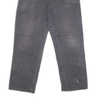 DICKIES Mens Regular Fit Grey Denim Jeans W34 L31 Workwear Straight Leg Zip