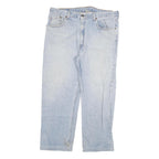 LEVI'S 504 Mens Regular Fit Blue Denim Rinse W38 L27 Classic Zip Jeans