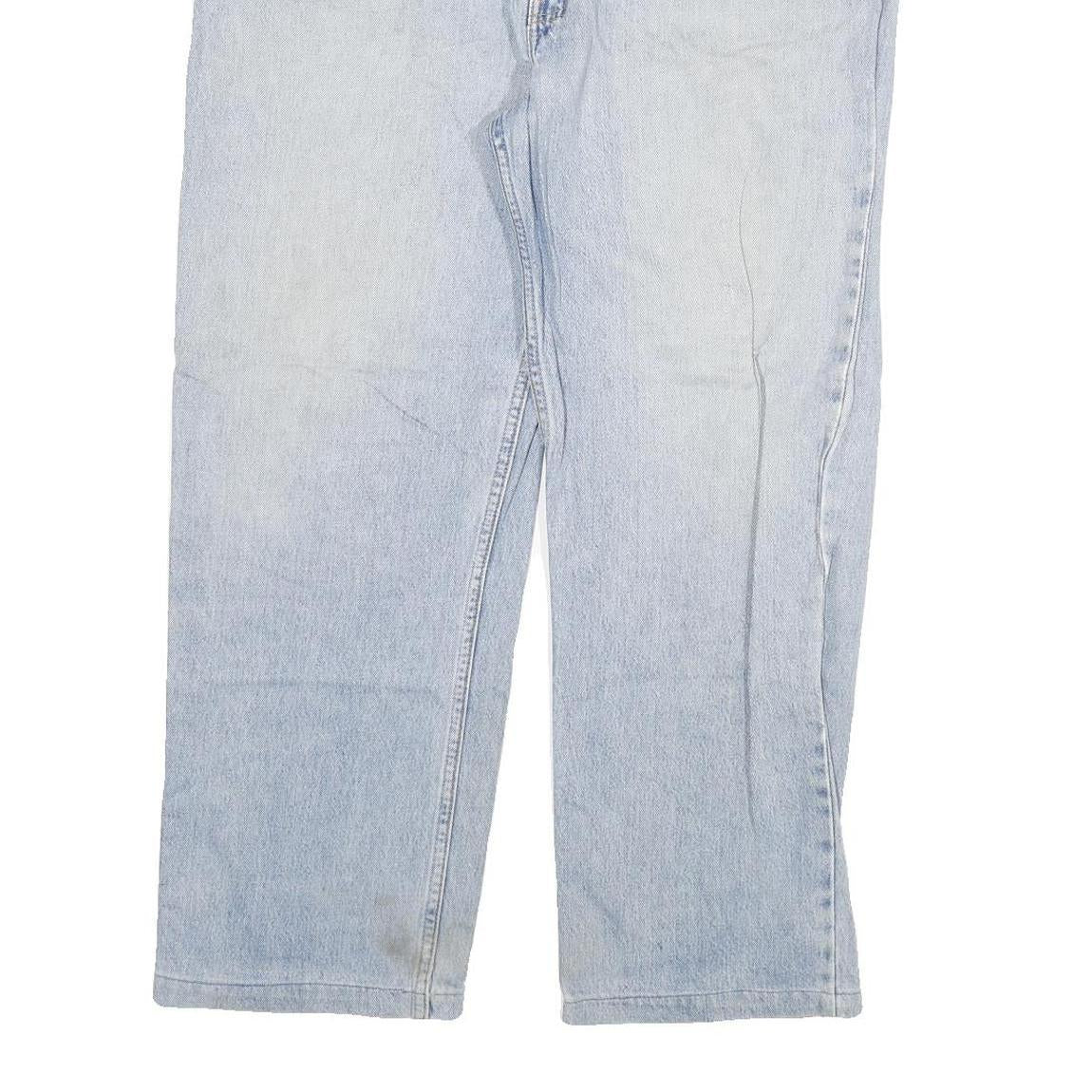 LEVI'S 504 Mens Regular Fit Blue Denim Rinse W38 L27 Classic Zip Jeans