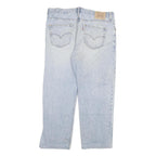 LEVI'S 504 Mens Regular Fit Blue Denim Rinse W38 L27 Classic Zip Jeans