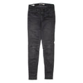 LEVI'S 710 Womens Jeans Black Regular Skinny W25 L30
