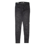 LEVI'S 710 Womens Jeans Black Regular Skinny W25 L30
