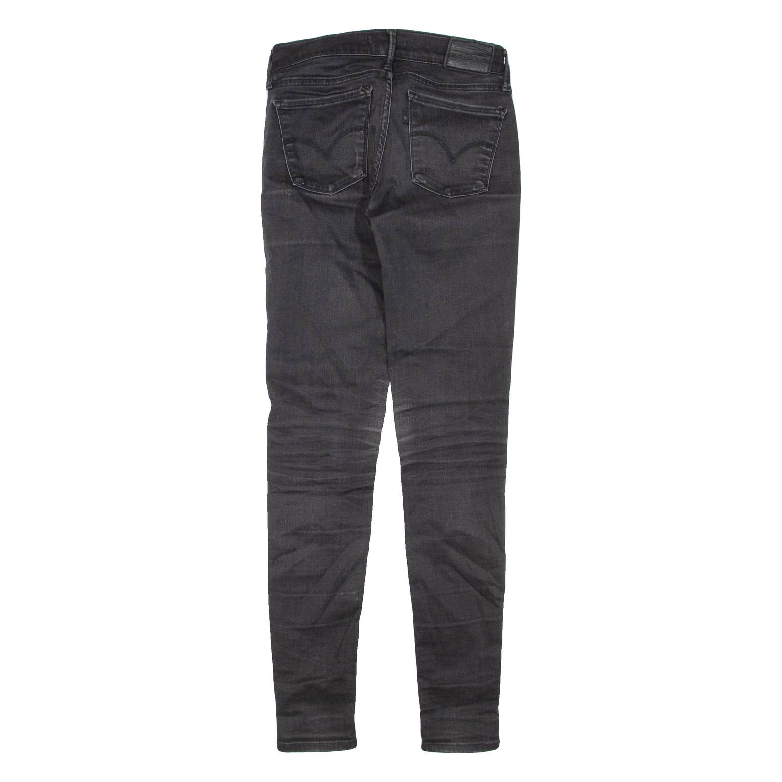 LEVI'S 710 Womens Jeans Black Regular Skinny W25 L30