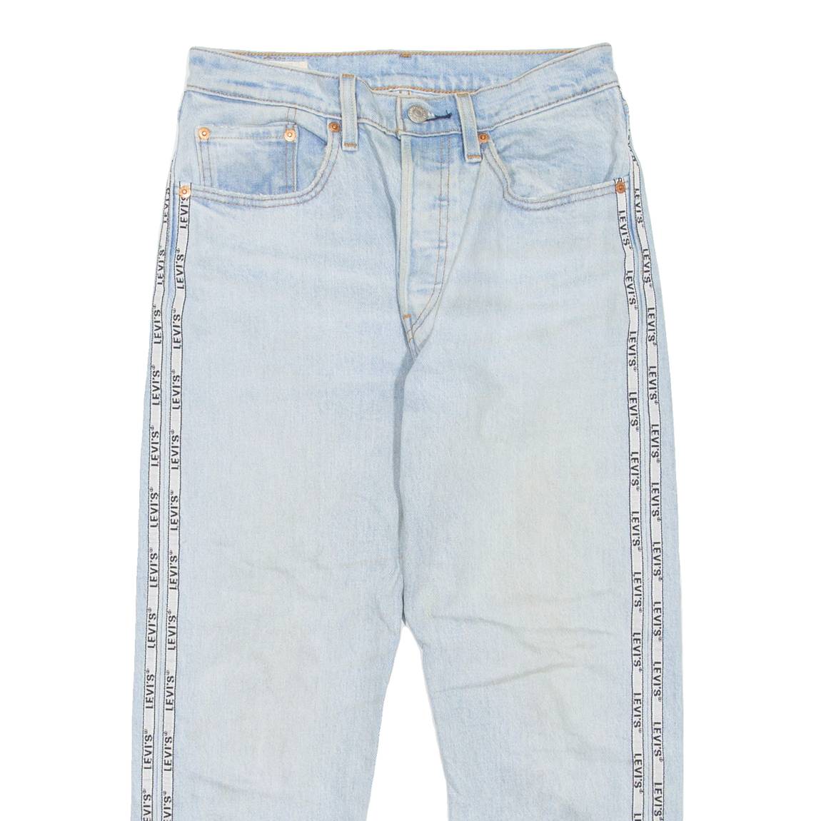 LEVI'S 501 BIG E Jeans Womens Blue Regular Straight W26 L23