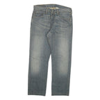 LEVI'S 501 Mens Jeans Blue Regular Straight Denim Light W33 L27 Classic Button