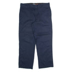 DICKIES Chino Mens Trousers Blue Regular Straight W36 L30