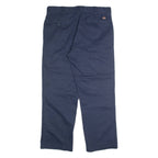 DICKIES Chino Mens Trousers Blue Regular Straight W36 L30