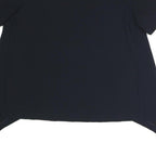 ZARA Womens Black Basic Top Short Sleeve Crew Neck S Polyester Blend Casual
