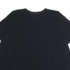 ZARA Womens Black Basic Top Short Sleeve Crew Neck S Polyester Blend Casual