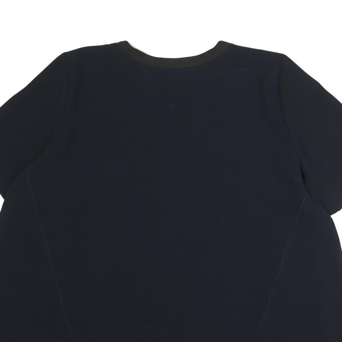 ZARA Womens Black Basic Top Short Sleeve Crew Neck S Polyester Blend Casual