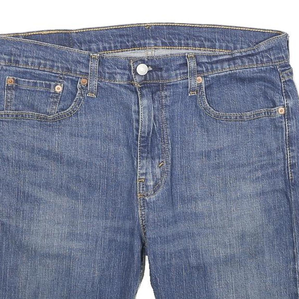 LEVI'S Mens Denim Blue Regular Fit Cut-Off Shorts M W33 Classic Style