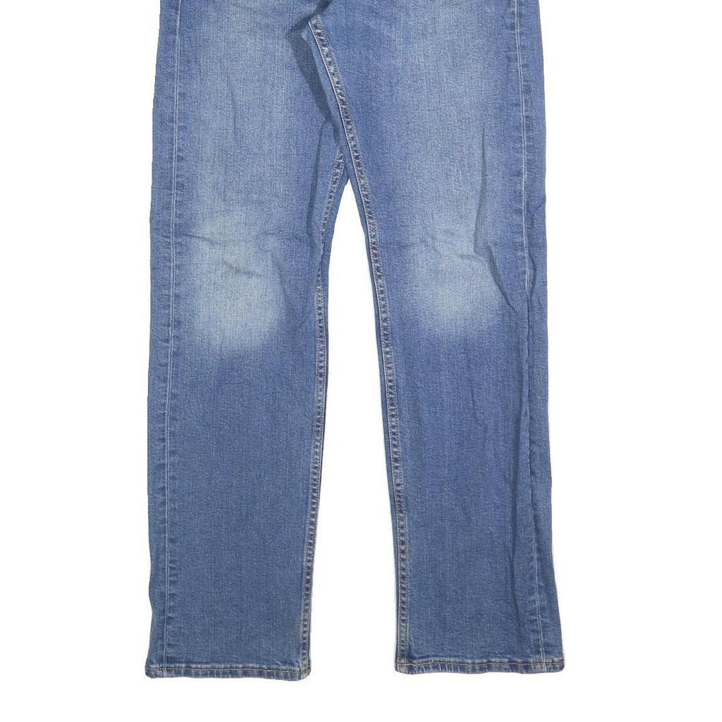 LEVI'S 505 Mens Jeans Blue Regular Straight Denim Medium W32 L32 Classic Cotton