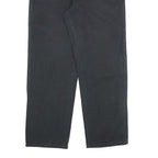 DICKIES Mens Black Cotton Blend Regular Straight Trousers W36 L30 Workwear Zip