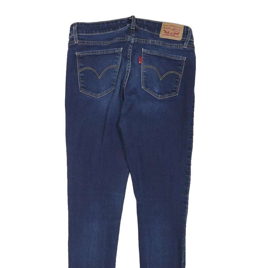 LEVI'S 711 Womens Jeans Blue Slim Skinny Denim Medium W28 L28 Stretch