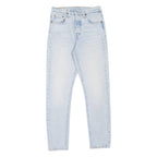 LEVI'S 501S Jeans Premium Womens Blue Skinny Straight Stone Wash W25 L28
