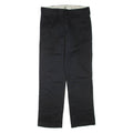 DICKIES Mens Trousers Black Regular Straight W30 L32