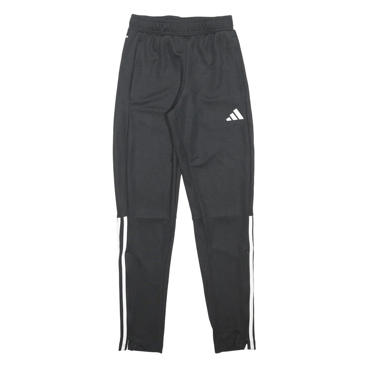 ADIDAS Mens Joggers Black & White Slim Tapered XS W24 L30 Sports Logo
