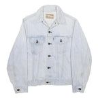 LEVI'S Womens Blue Cotton Denim Jacket S Button Closure Classic Fit Casual