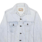 LEVI'S Womens Blue Cotton Denim Jacket S Button Closure Classic Fit Casual