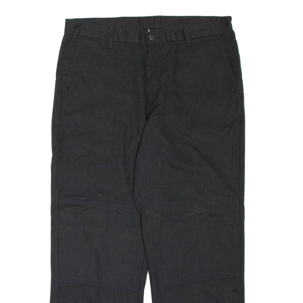 DICKIES Mens Trousers Black Regular Straight W36 L30