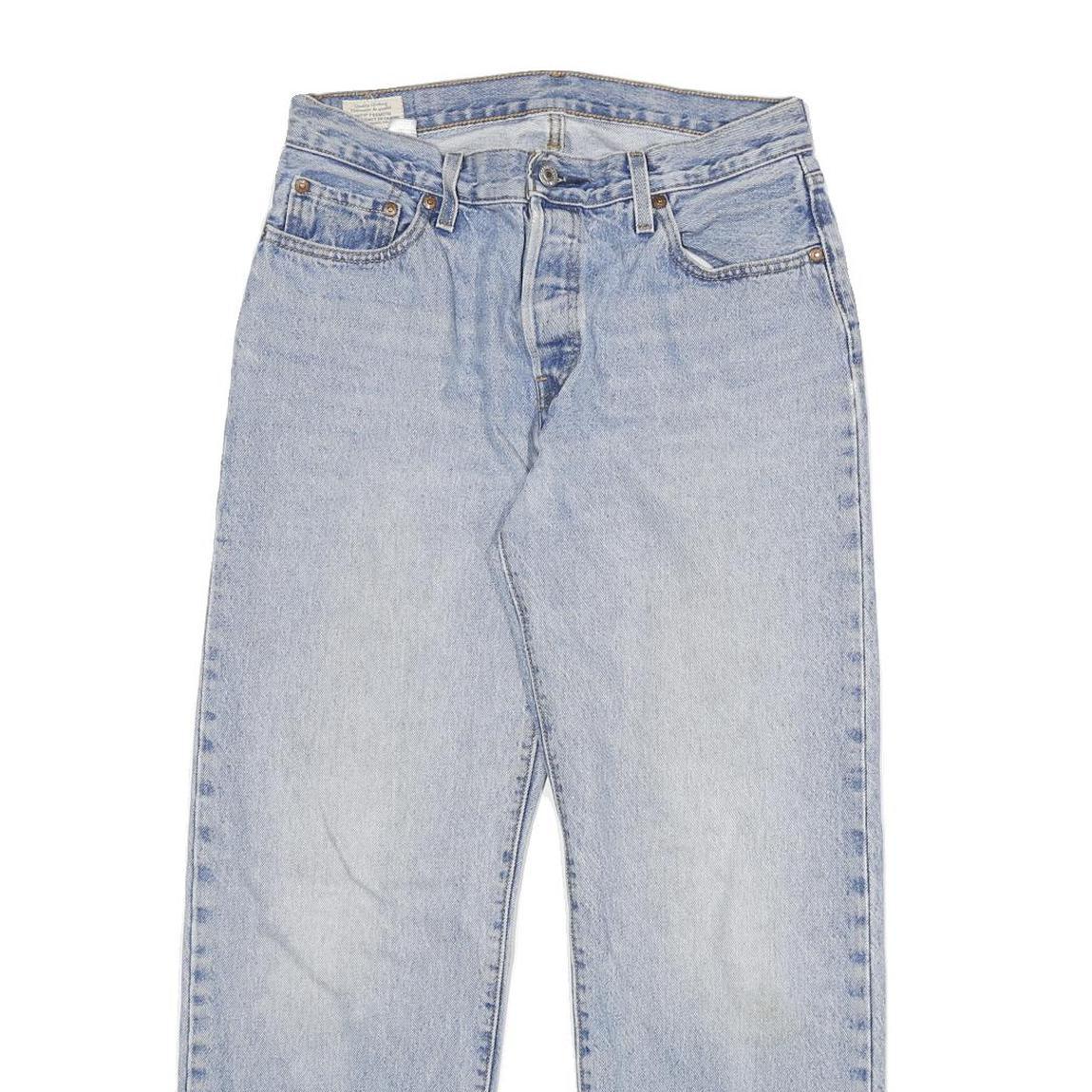 LEVI'S 501 BIG E Womens Jeans Blue Regular Straight Denim Light W29 L28 Vintage