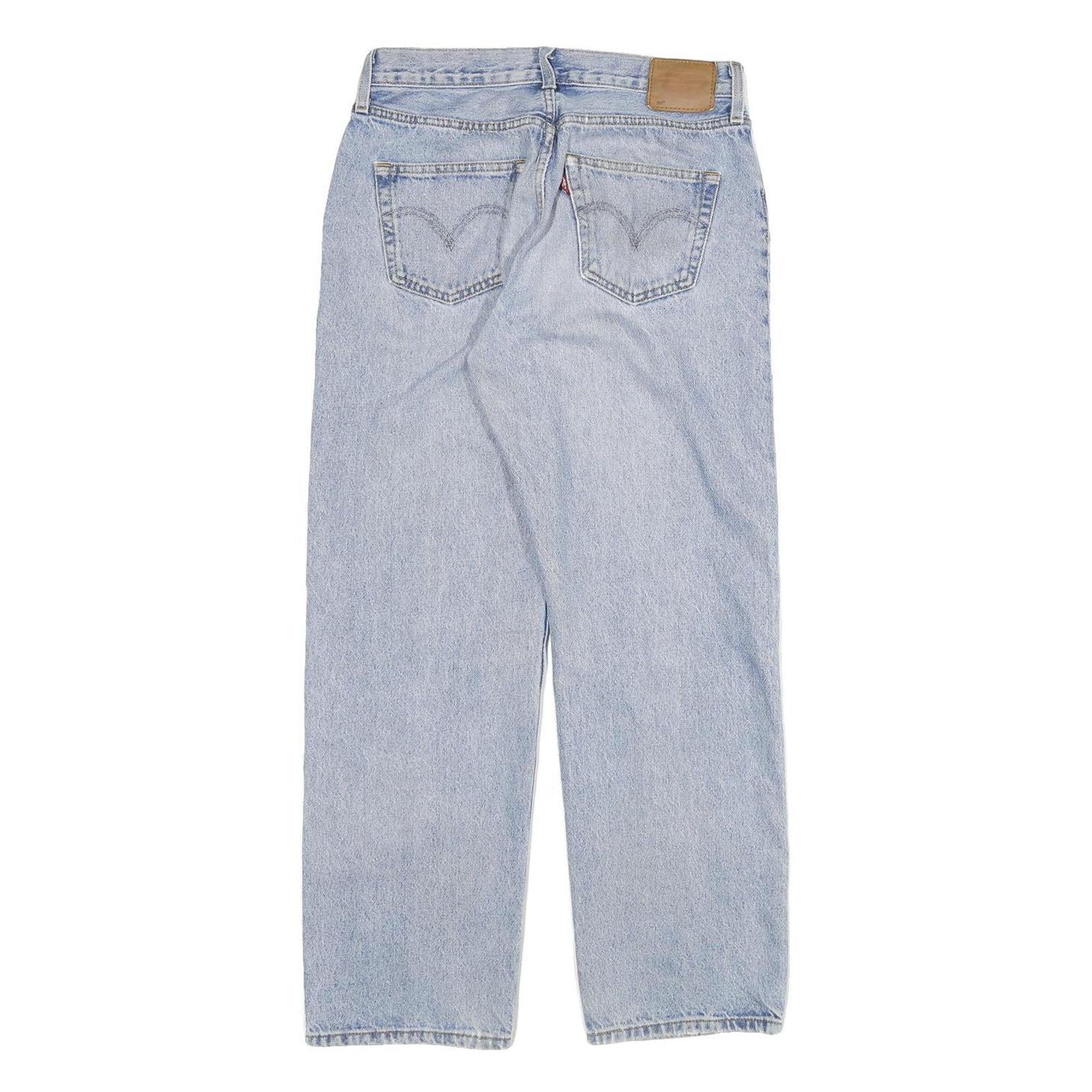 LEVI'S 501 BIG E Womens Jeans Blue Regular Straight Denim Light W29 L28 Vintage